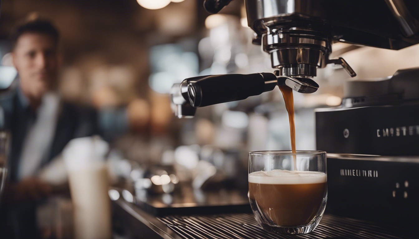 espresso-machine-pouring-fresh-coffee