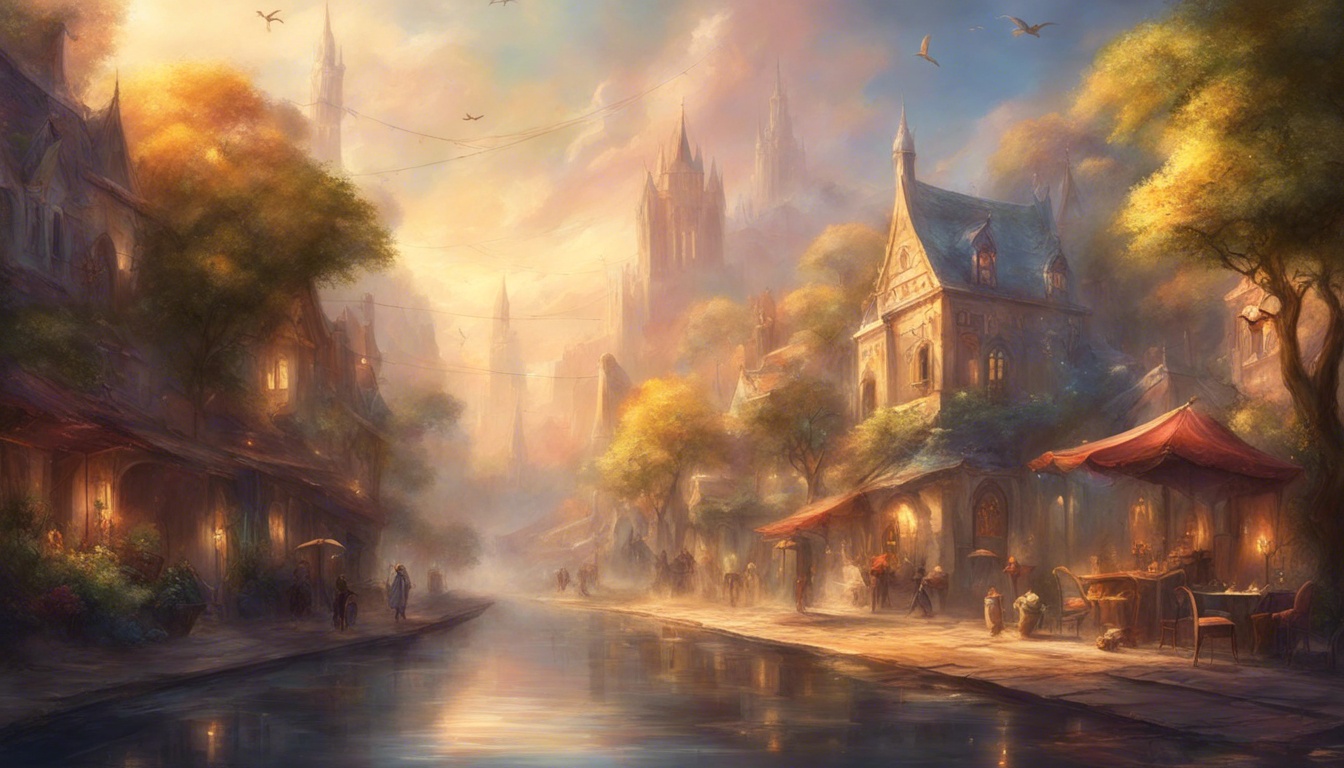 enchanted-twilight-in-a-medieval-town